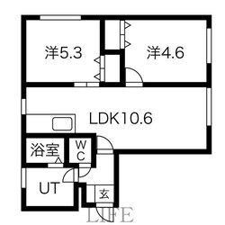 グッドフィールド栄通21の物件間取画像